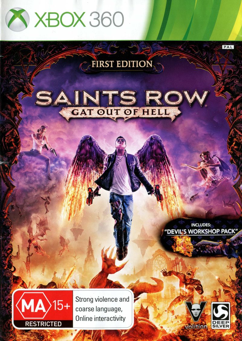 Игра Saints Row: Gat Out of Hell (Xbox 360) (rus sub) б/у