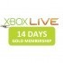 Карточка Xbox Live Gold на 14 дней