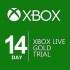 Карточка Xbox Live Gold на 14 дней