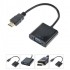 Конвертер HDMI в VGA с Micro / Mini HDMI адаптером (Xbox 360, One, PC)