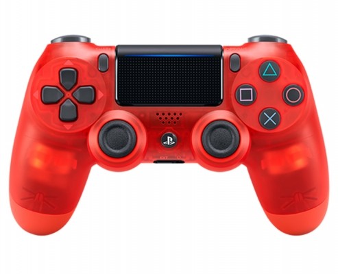 Геймпад Sony Dualshock 4 (PS4) V2 Crystal Red (Прозрачный красный)