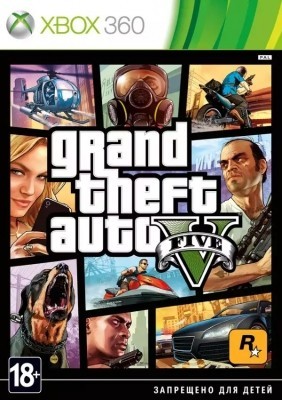 Игра Grand Theft Auto V [GTA 5] (Xbox 360) (б/у, en)