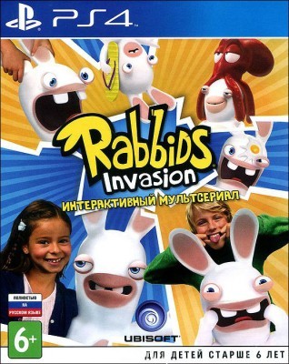 Игра Rabbids Invasion: Interactive TV Show (Интерактивный мультсериал) (PS4) б/у (eng)
