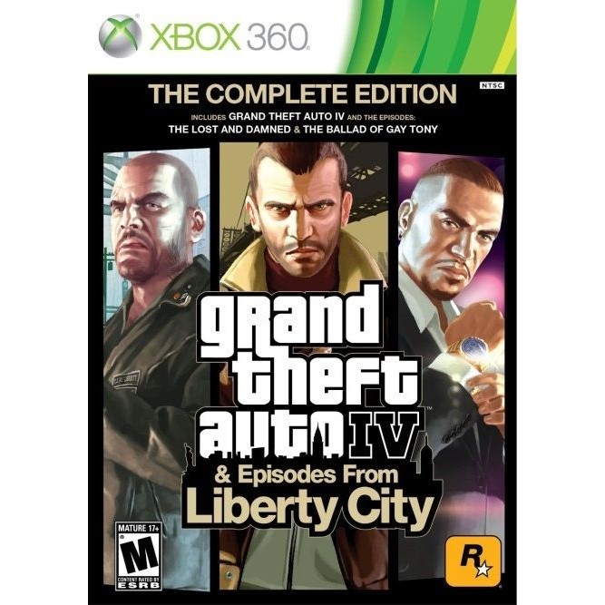 GTA IV (Grand Theft Auto 4) complete edition (GTA IV + Episodes from liberty city) (Xbox 360)