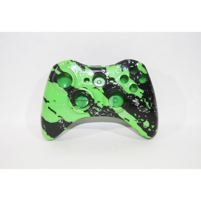 Корпус для геймпада Xbox 360, зелено-черный