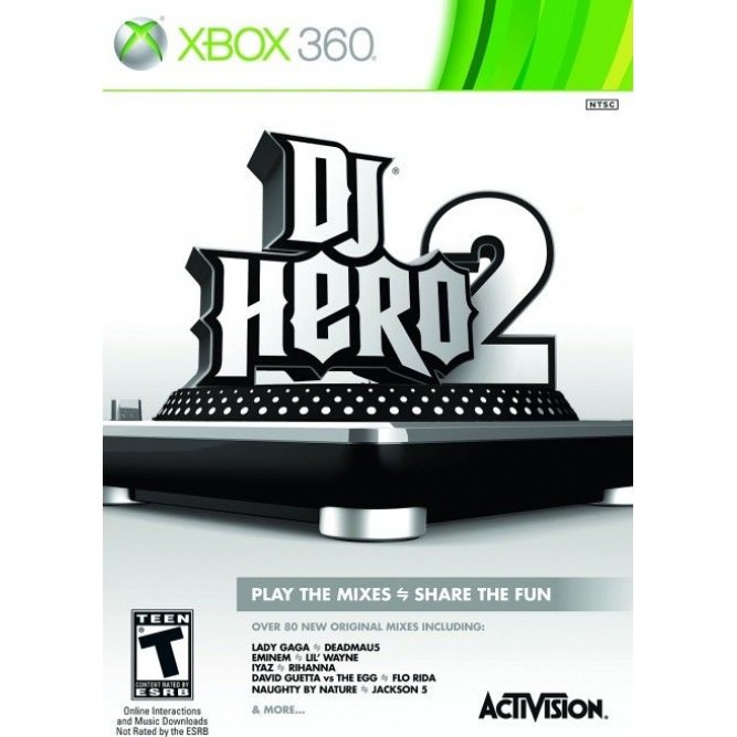 DJ HERO 2 (Xbox 360) б/у