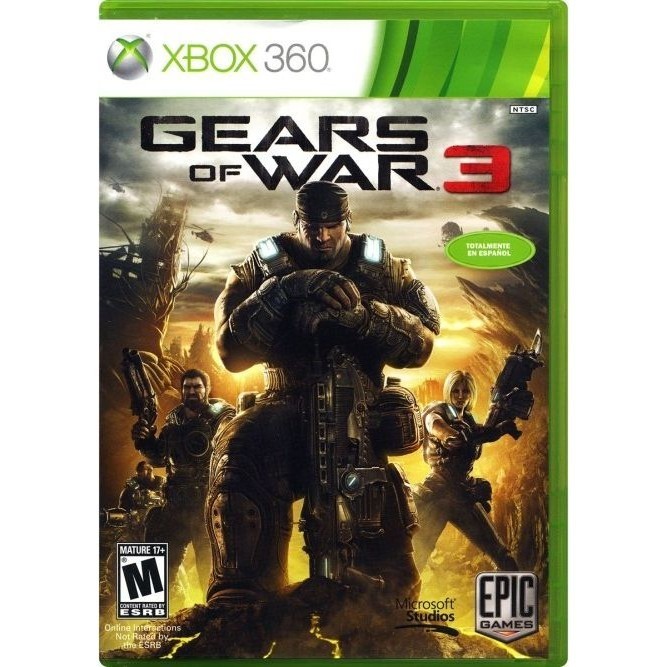 Игра Gears of War 3 (Xbox 360) б/у