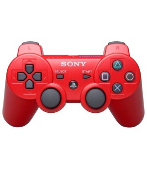 Геймпад Sony Dualshock 3 (PS3) (Аналог) Красный