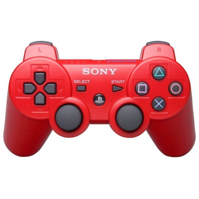 Геймпад Sony Dualshock 3 (PS3) (Аналог) Красный