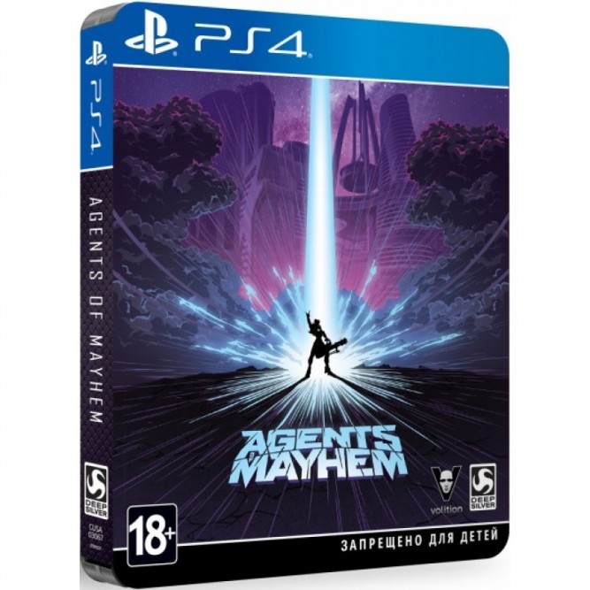 Игра Agents of Mayhem. Steelbook Edition (PS4) (rus sub) б/у