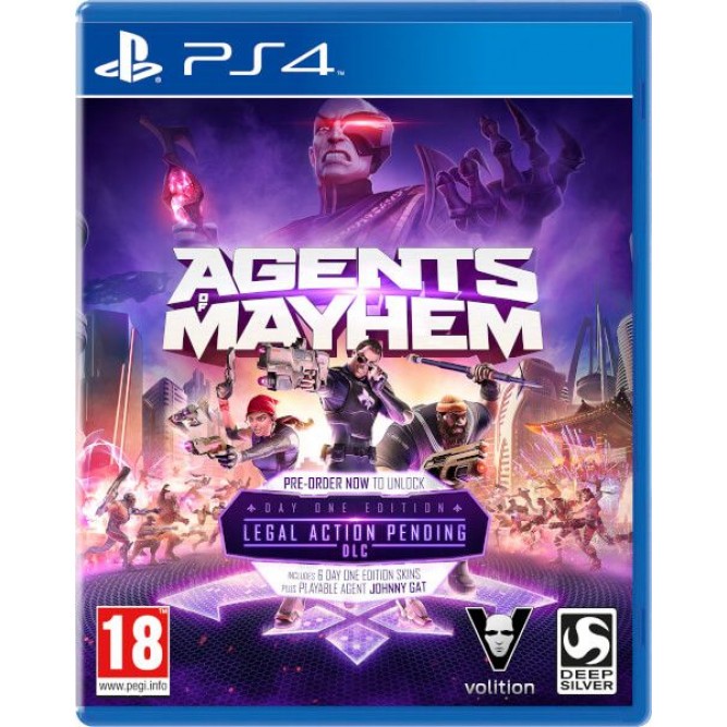 Игра Agents of Mayhem (PS4) б/у (eng)