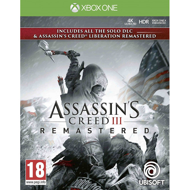 Игра Assassin's Creed III: Обновленная версия (Xbox One) (rus) б/у