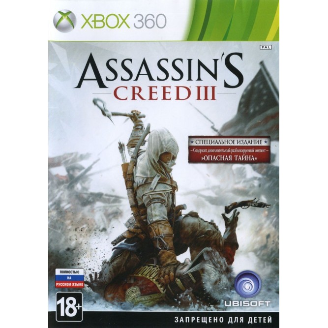 Игра Assassin's Creed III (Xbox 360) б/у (rus)