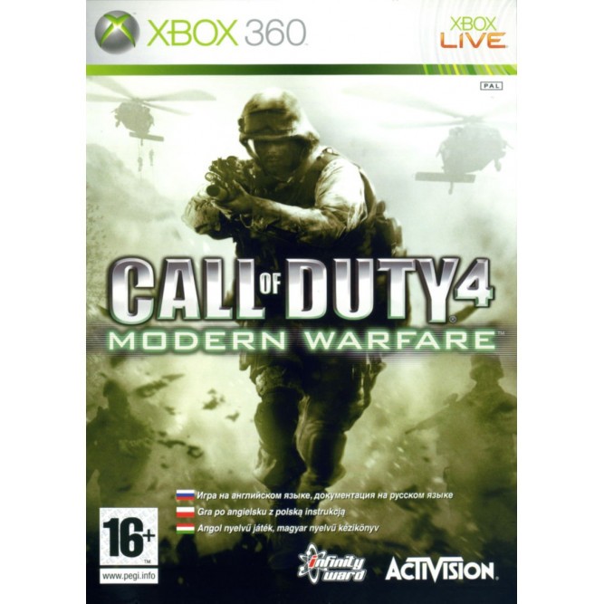 Игра Call of Duty 4: Modern Warfare (Xbox 360)