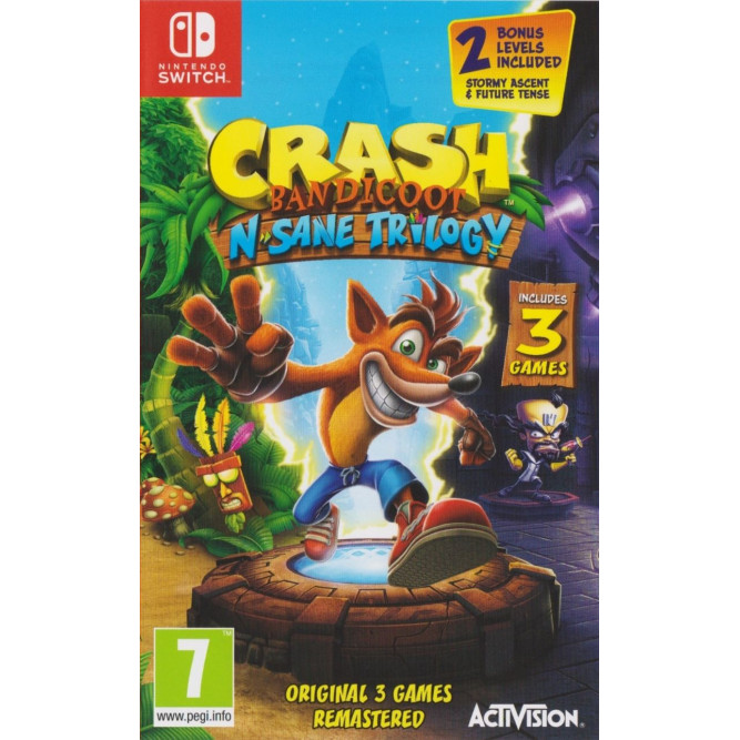 Игра Crash Bandicoot N. Sane Trilogy (Nintendo Switch) (eng) б/у