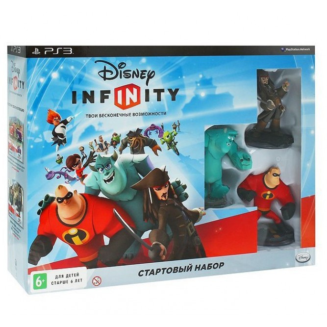 Игра Disney Infinity. Стартовый набор (3 фигурки) (PS3) б/у (rus)