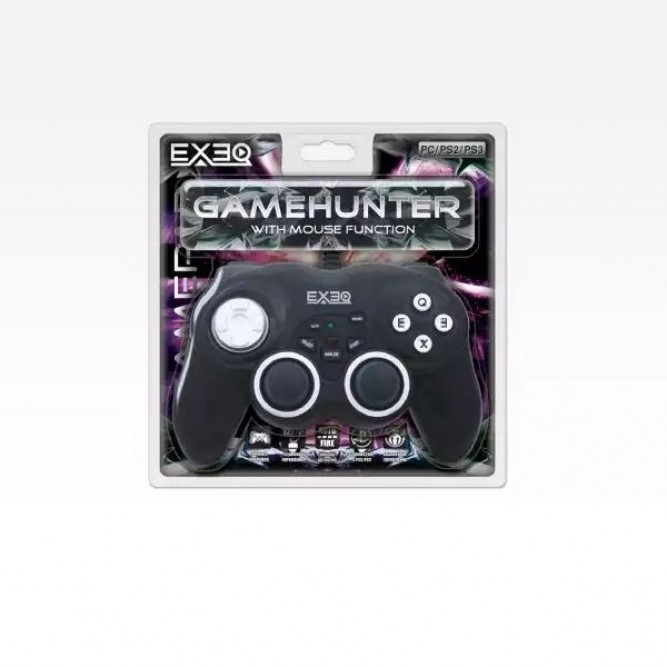 Геймпад EXEQ Gamehunter, проводной (PS3, PS2, PC)