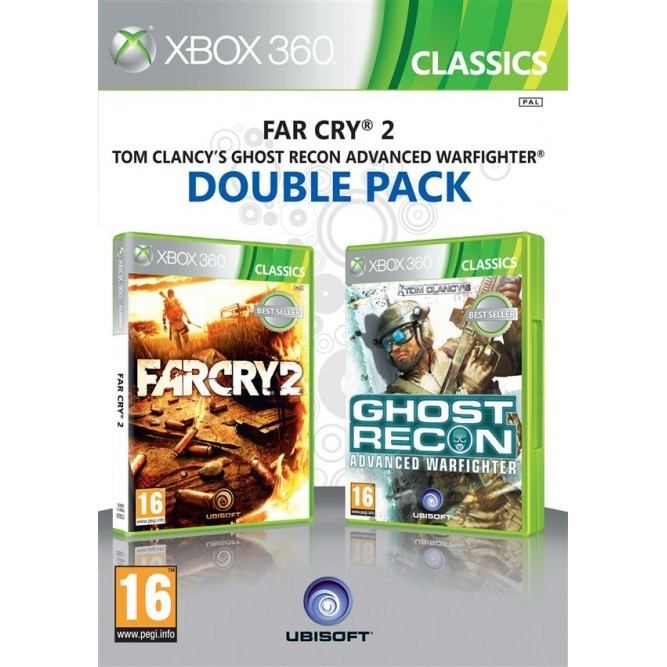 Игра Far Cry 2 + Tom Clancy's Ghost Recon: Advanced Warfighter (Double Pack) (Xbox 360) (eng)