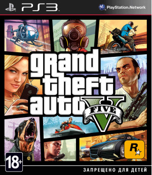 Игра GTA V (Grand Theft Auto 5) (PS3) (rus sub) б/у