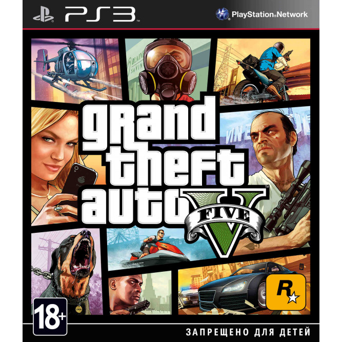 Игра GTA V (Grand Theft Auto 5) (PS3) б/у