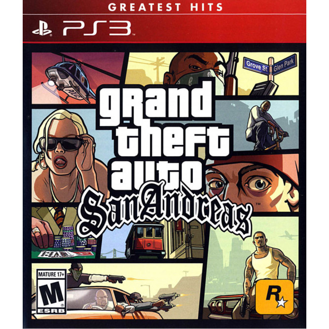 Игра Grand Theft Auto: San Andreas (GTA: SA) (PS3) (rus sub)