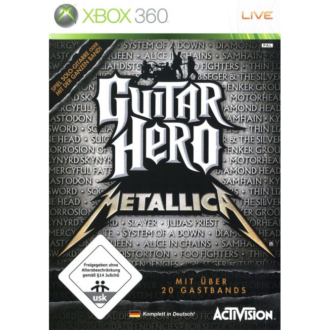 Игра Guitar Hero: Metallica (Xbox 360) б/у