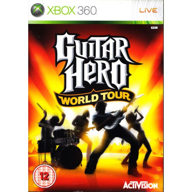 Игра Guitar Hero: World Tour (Xbox 360) б/у