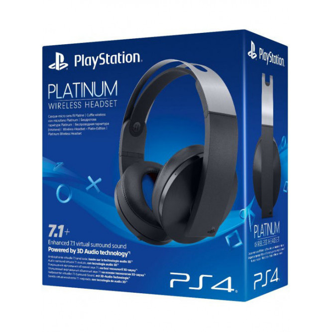 Наушники беспроводные (гарнитура) Sony Platinum Wireless (PS4)