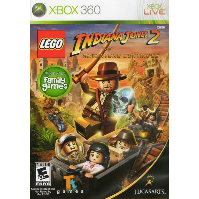 Игра LEGO Indiana Jones 2: The Adventure Continues (Xbox 360) б/у