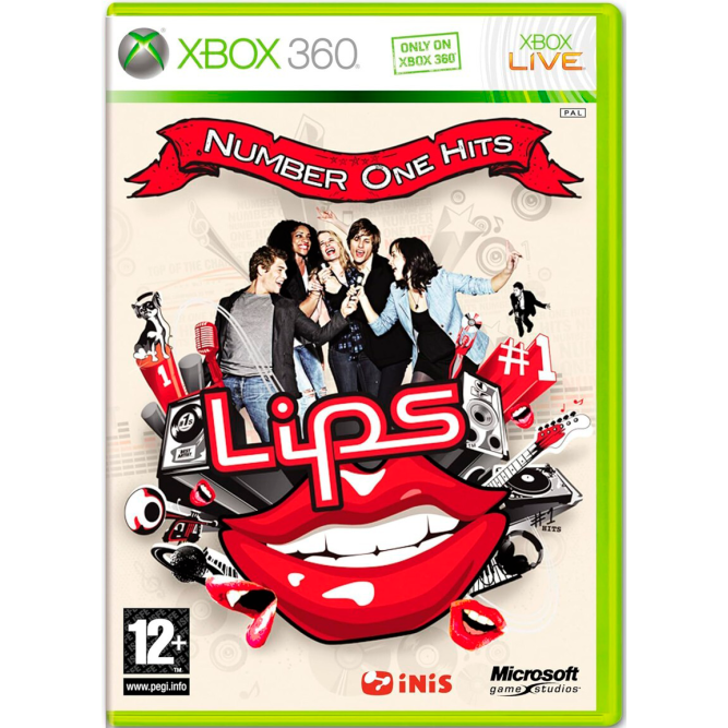 Игра Lips: Number One Hits (Xbox 360) (rus) б/у