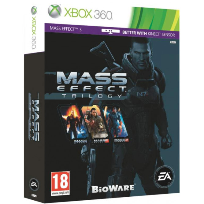 Игра Mass Effect Trilogy (Xbox 360) (rus sub) б/у 