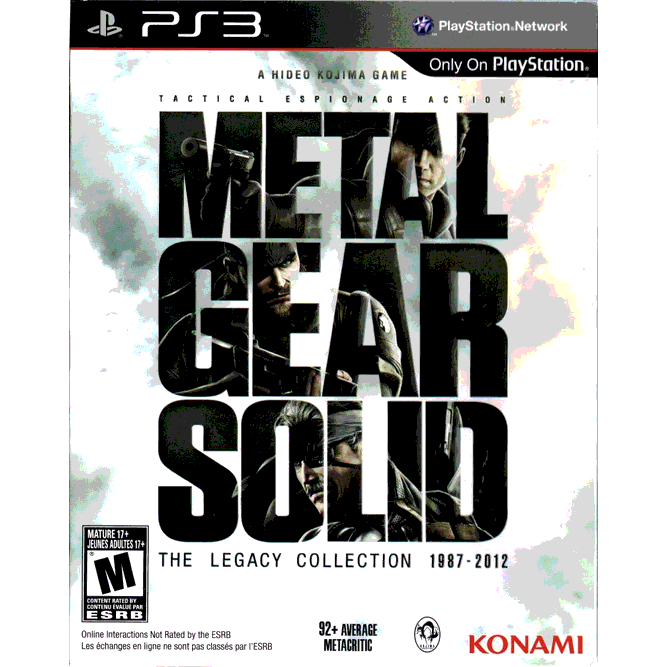 Игра Metal Gear Solid: The Legacy Collection (Cпециальное издание) (PS3) (eng)