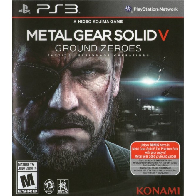 Игра Metal Gear Solid V: Ground Zeroes (PS3) (rus sub) б/у