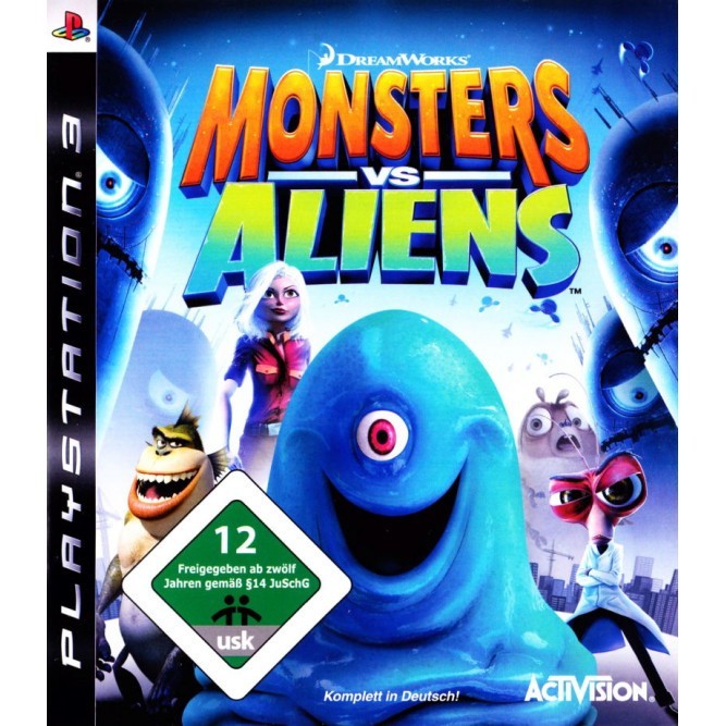 Игра Monsters vs Aliens (PS3) б/у