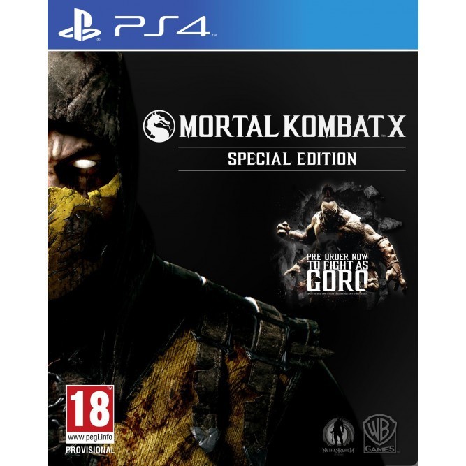 Игра Mortal Kombat X - Специальное издание (Steelbook Edition) (PS4) (rus sub) б/у