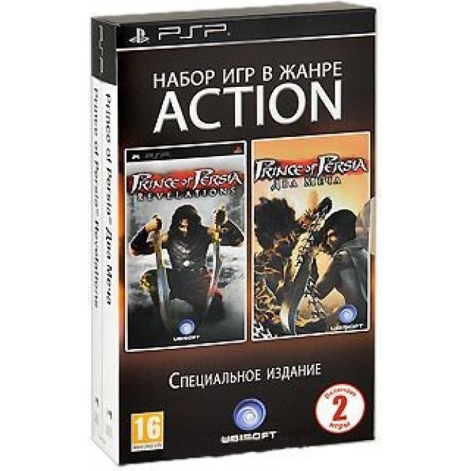 Комплект игр Prince Of Persia: Revelations + Prince of Persia: Два меча (PSP) б/у