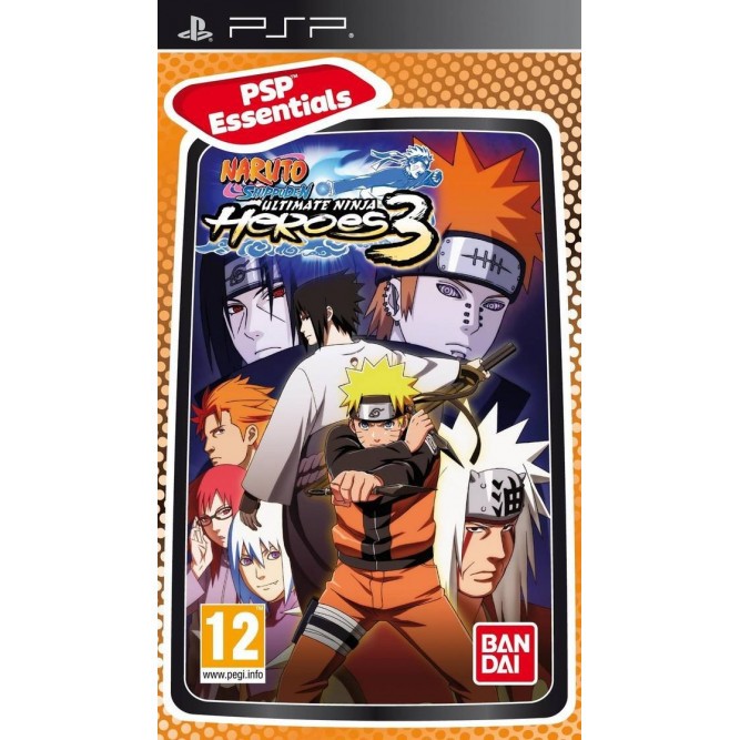 Игра Naruto Shippuden: Ultimate Ninja Heroes 3 (PSP) б/у (eng)