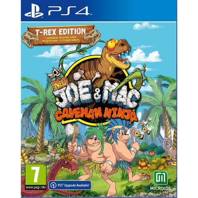 Игра New Joe & Mac - Caveman Ninja (T-Rex Edition) (PS4) (rus sub)