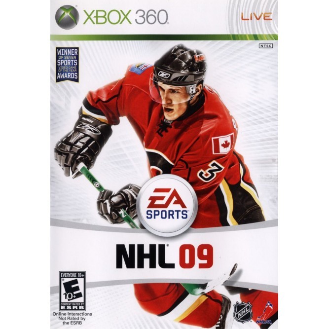Игра NHL 09 (Xbox 360) б/у