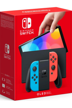 Приставка Nintendo Switch OLED (Neon Red/Neon Blue) б/у