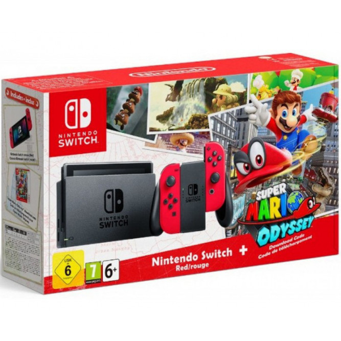 Приставка Nintendo Switch (Super Mario Odyssey Edition) б/у