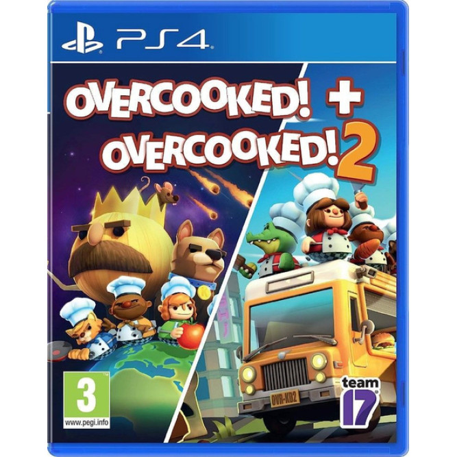 Игра Overcooked & Overcooked 2 - Double Pack (PS4) (eng) б/у