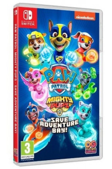 Игра Щенячий патруль: Мега-щенки спасают Бухту Приключений (Paw Patrol: Mighty Pups - Save adventure Bay!) (Nintendo Switch) (rus sub) б/у