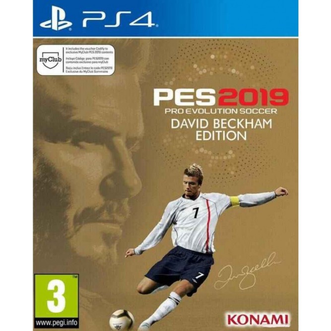 Игра Pro Evolution Soccer 2019 (PES 2019) (David Beckham Steelbook Edition) (PS4) (eng)