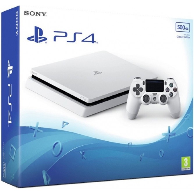 Приставка Sony PlayStation 4 Slim (500 Гб), белая