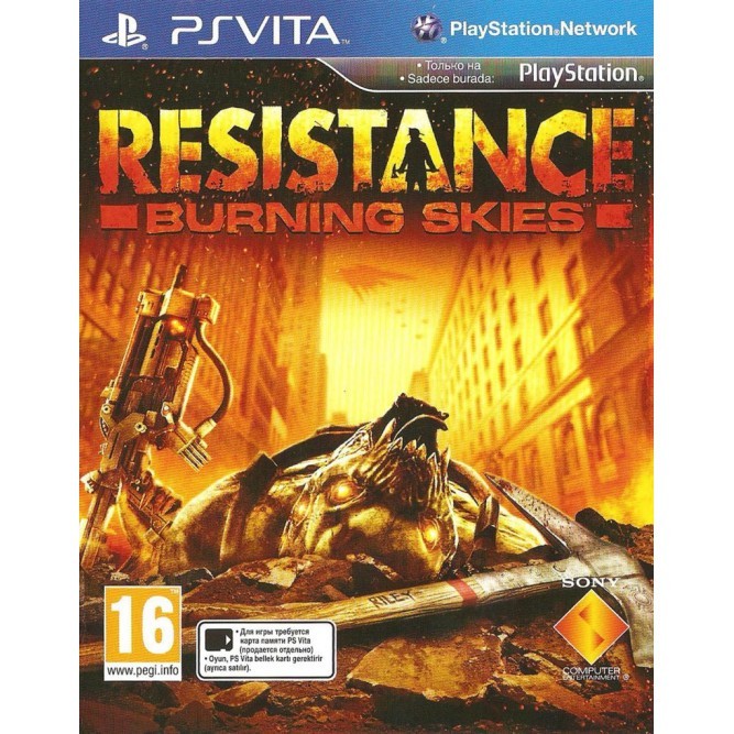 Игра Resistance: Burning Skies (PS Vita) (rus) б/у 