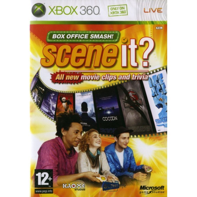 Игра Scene It? Box Office Smash (Полный комплект) (Xbox 360) б/у (eng)