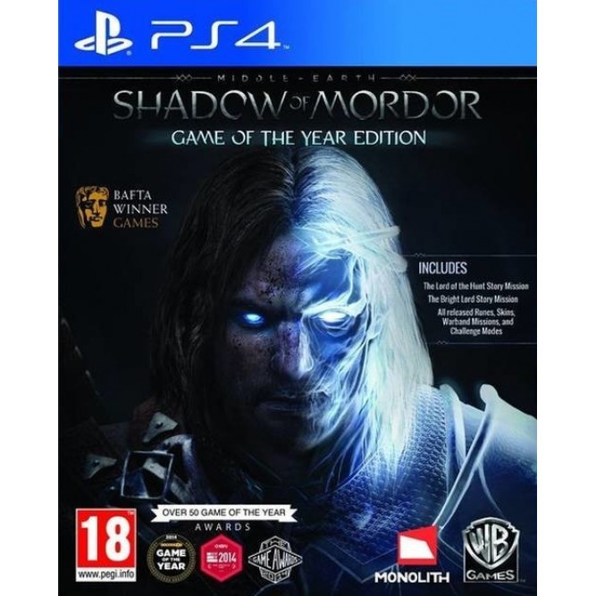 Игра Middle-Earth: Shadow of Mordor (Тени Мордора). Game of the Year Edition (PS4) (rus sub)