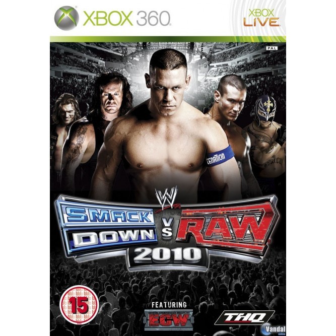 Игра WWE Smack Down vs Raw 2010 (Xbox 360) б/у