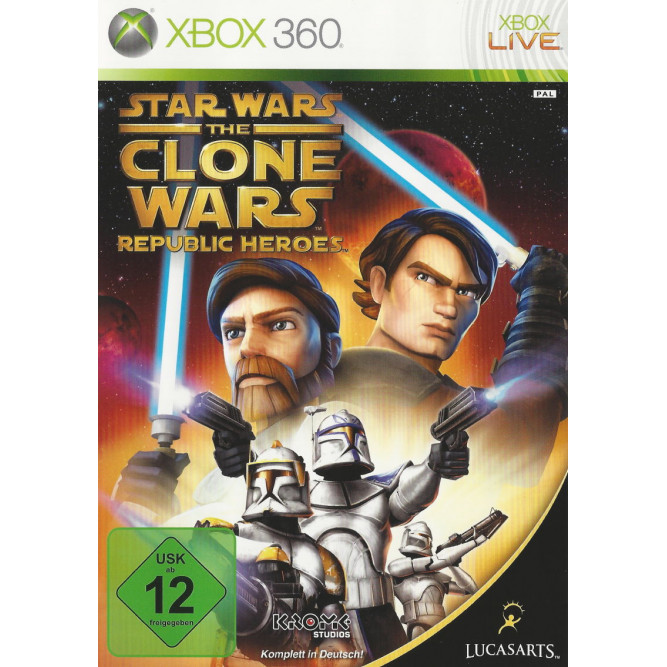 Игра Star Wars: The Clone Wars – Republic Heroes (Xbox 360) б/у